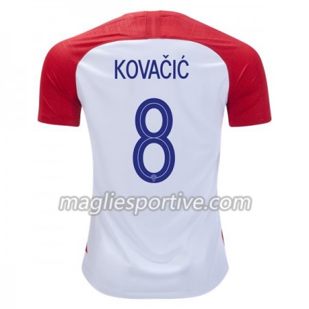 Completo Calcio Croazia Kovacic 8 Divisa Prima Mondiali 2018